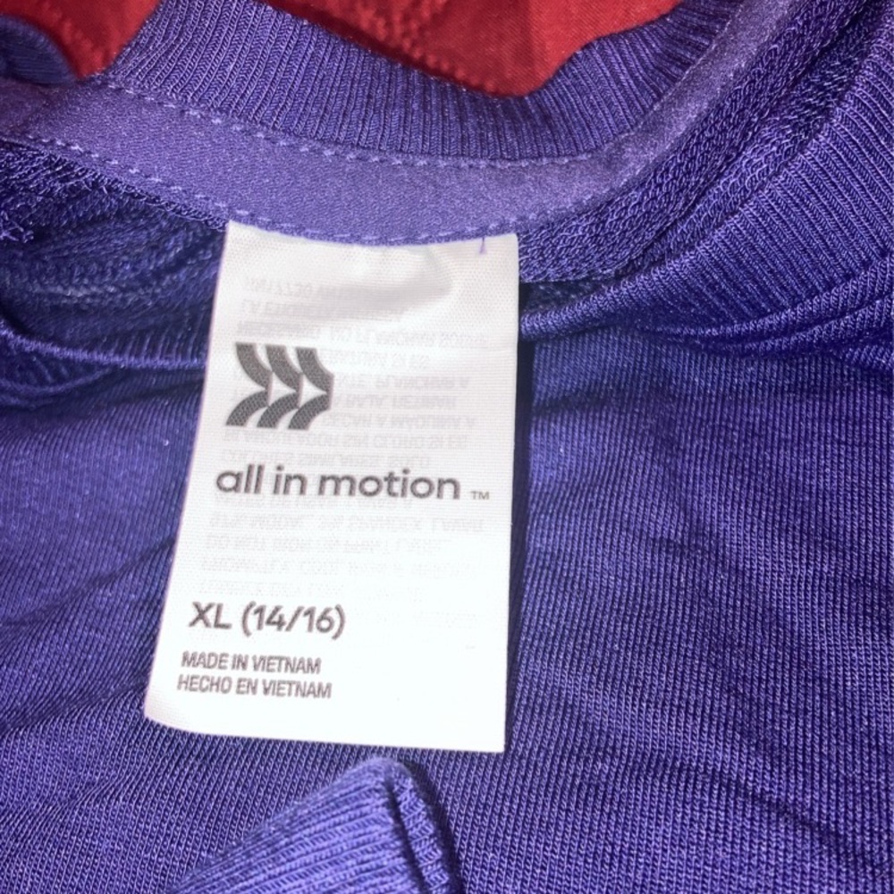 Purple long sleeve hoodie